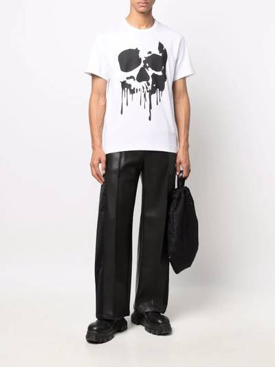 Comme des Garçons Homme Plus skull-print short-sleeve T-shirt outlook