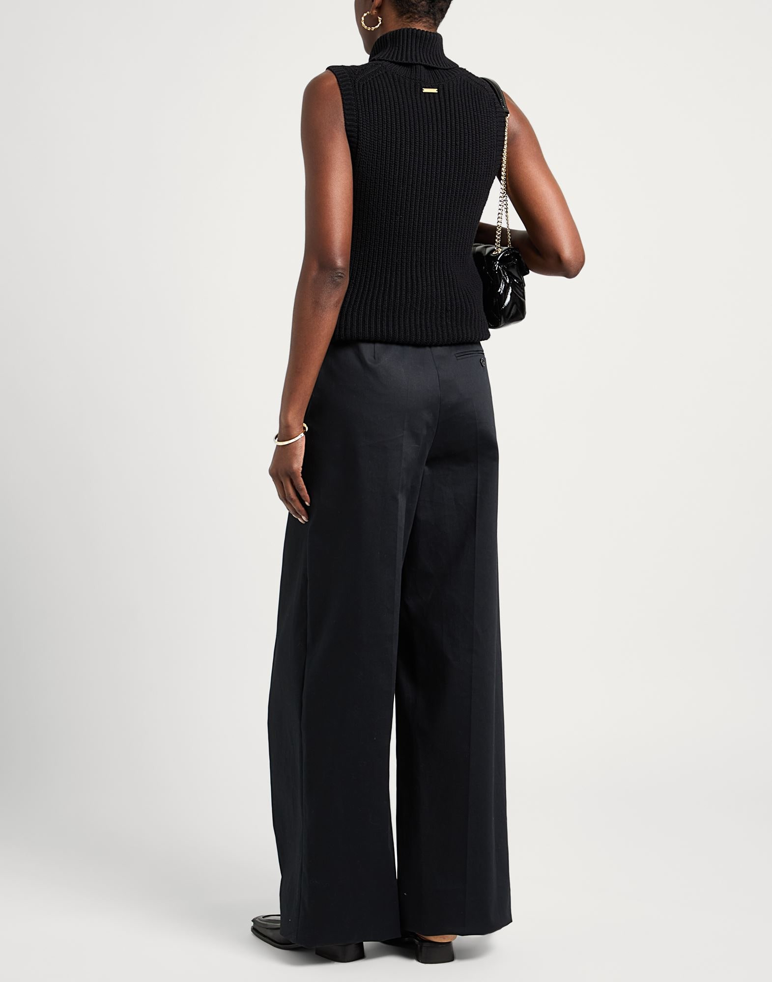 Black Women's Casual Pants - 3
