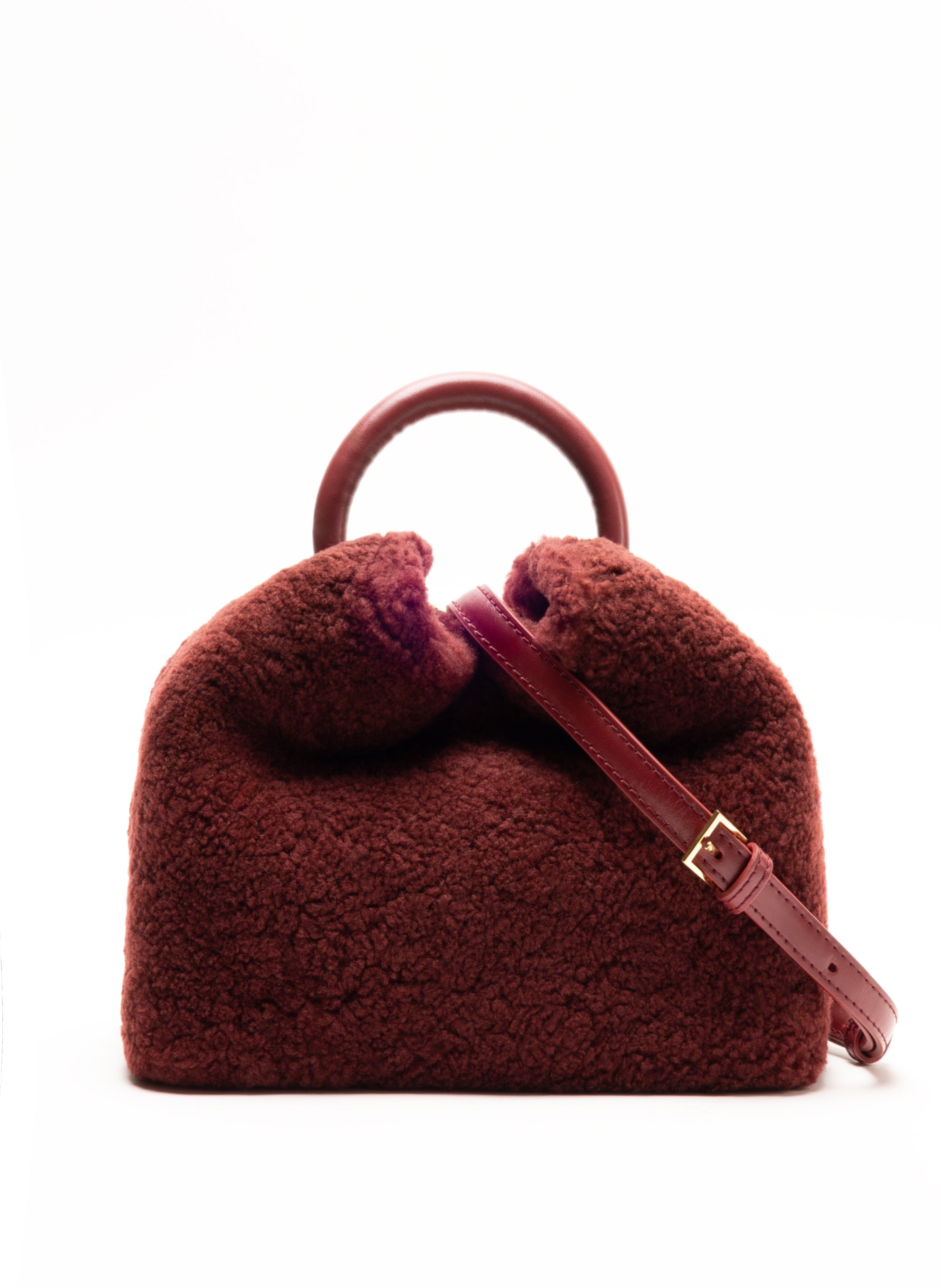 Baozi Shearling Teddy Burgundy - 3
