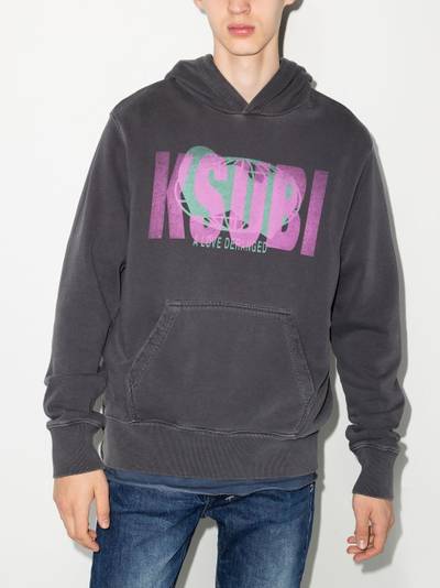 Ksubi Deranged Kash logo-print hoodie outlook