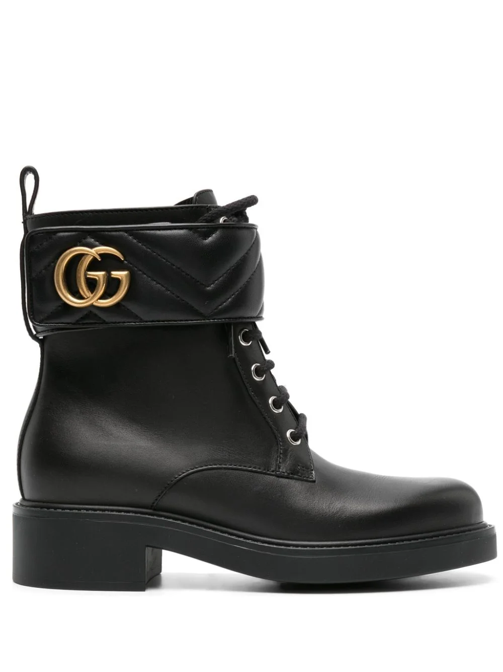 logo-plaque ankle boots - 1
