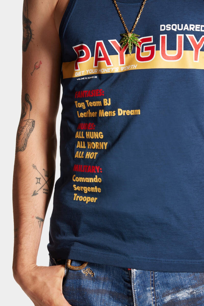 DSQUARED2 PAYGUY COOL TANK TOP | REVERSIBLE
