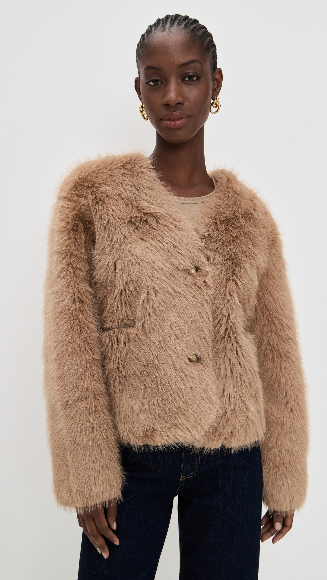 Faux Fur Jacket - 6