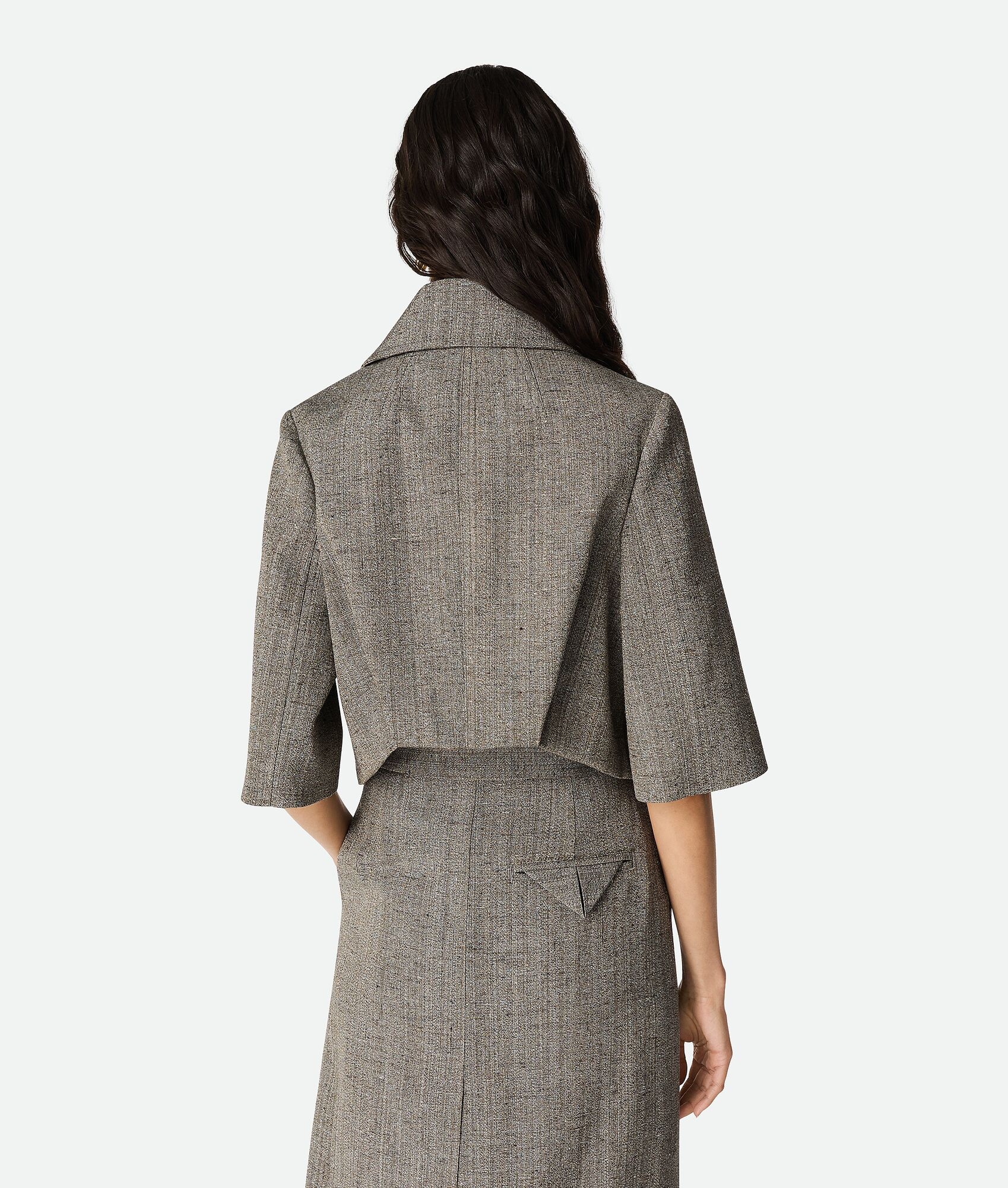 Viscose And Silk Jacket - 3