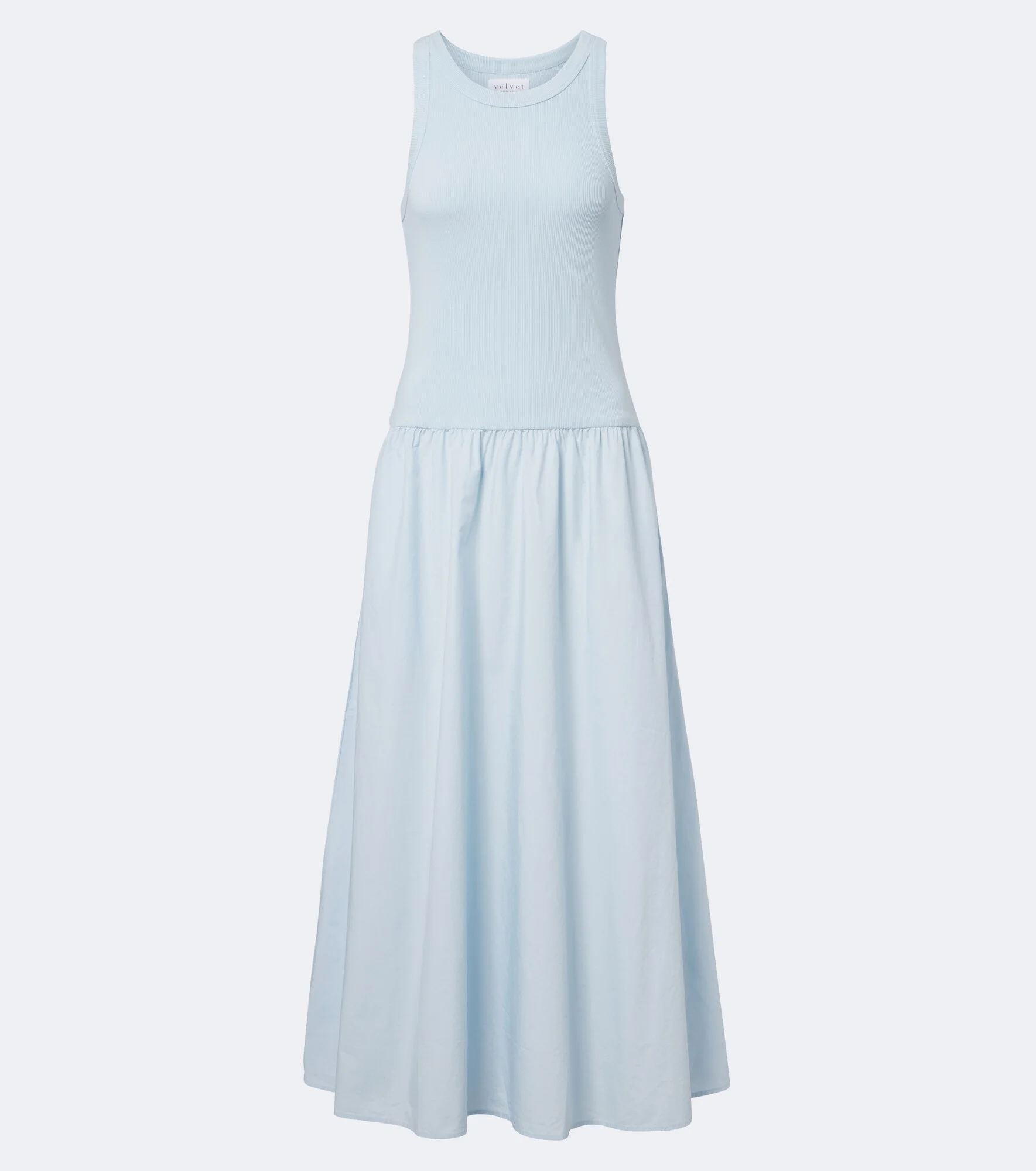 Romilly cotton-blend midi dress - 1