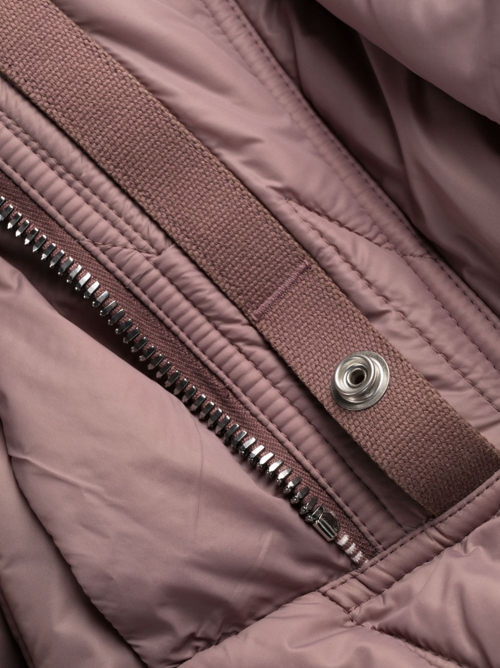 fishtail quilted parka - 7