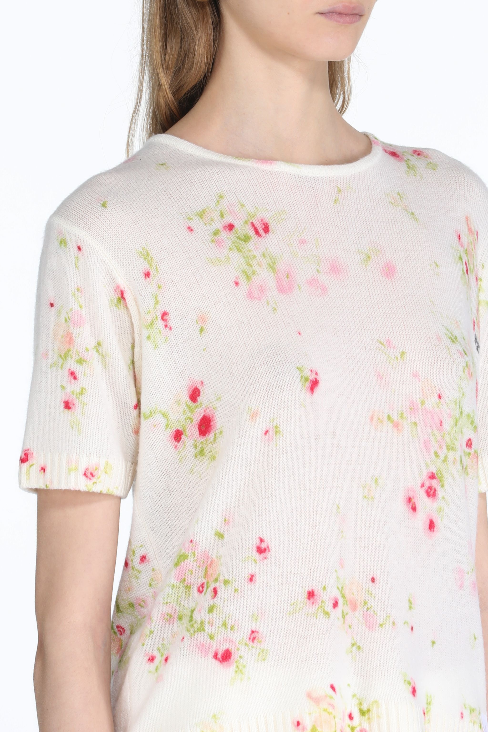 FLORAL-JACQUARD SWEATER - 5