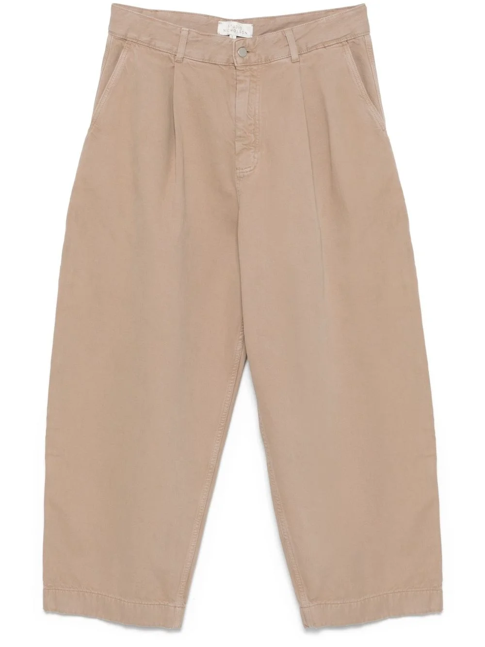 pleated carpenter trousers - 1