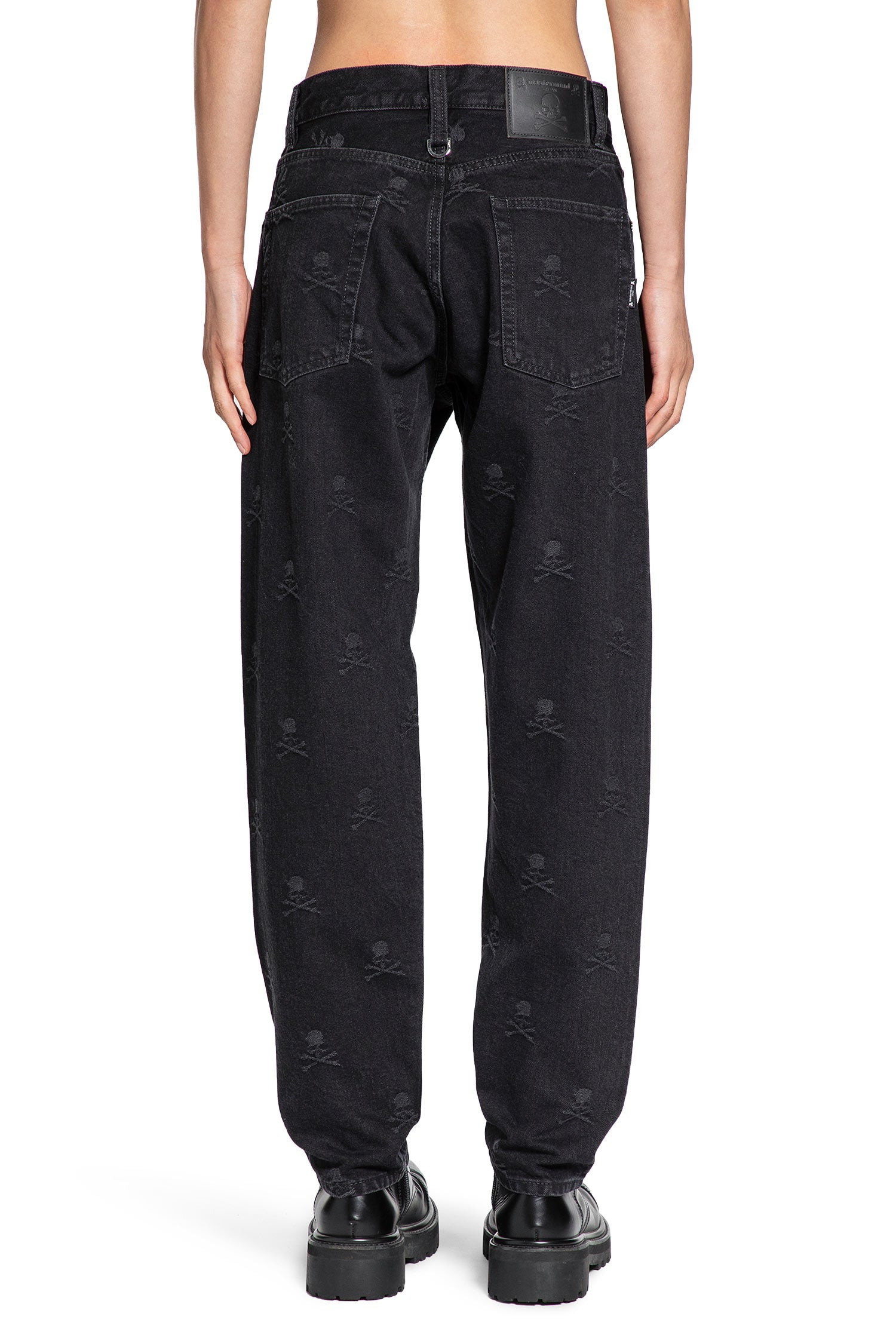 All Over Skull 5 Pocket Jeans - 3