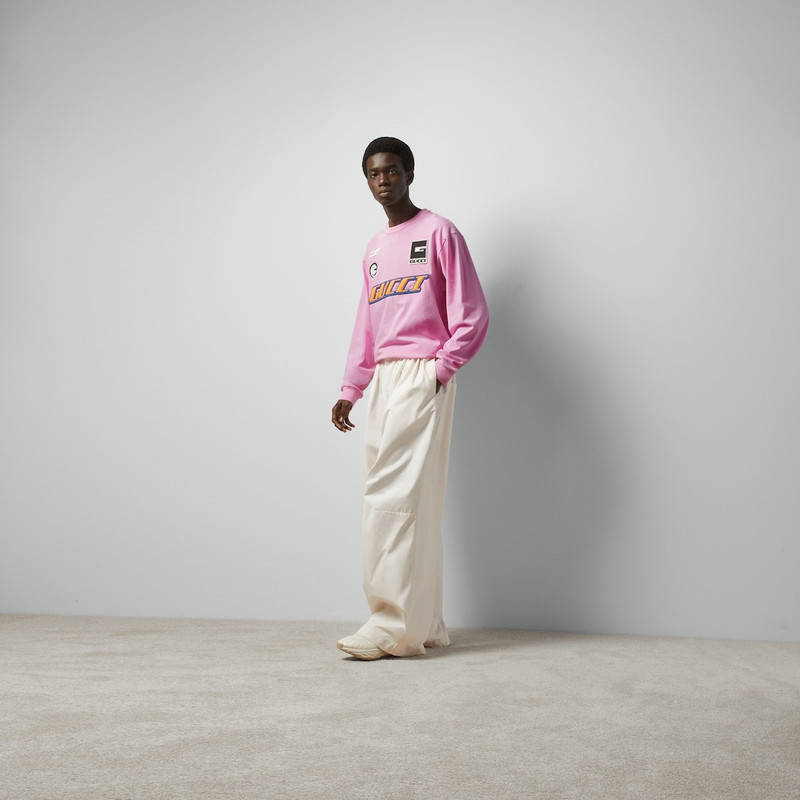 GUCCI Cotton jersey long-sleeved T-shirt outlook