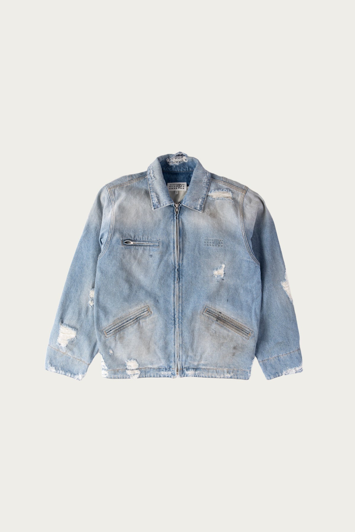 Denim Zip Jacket - Worn - 1