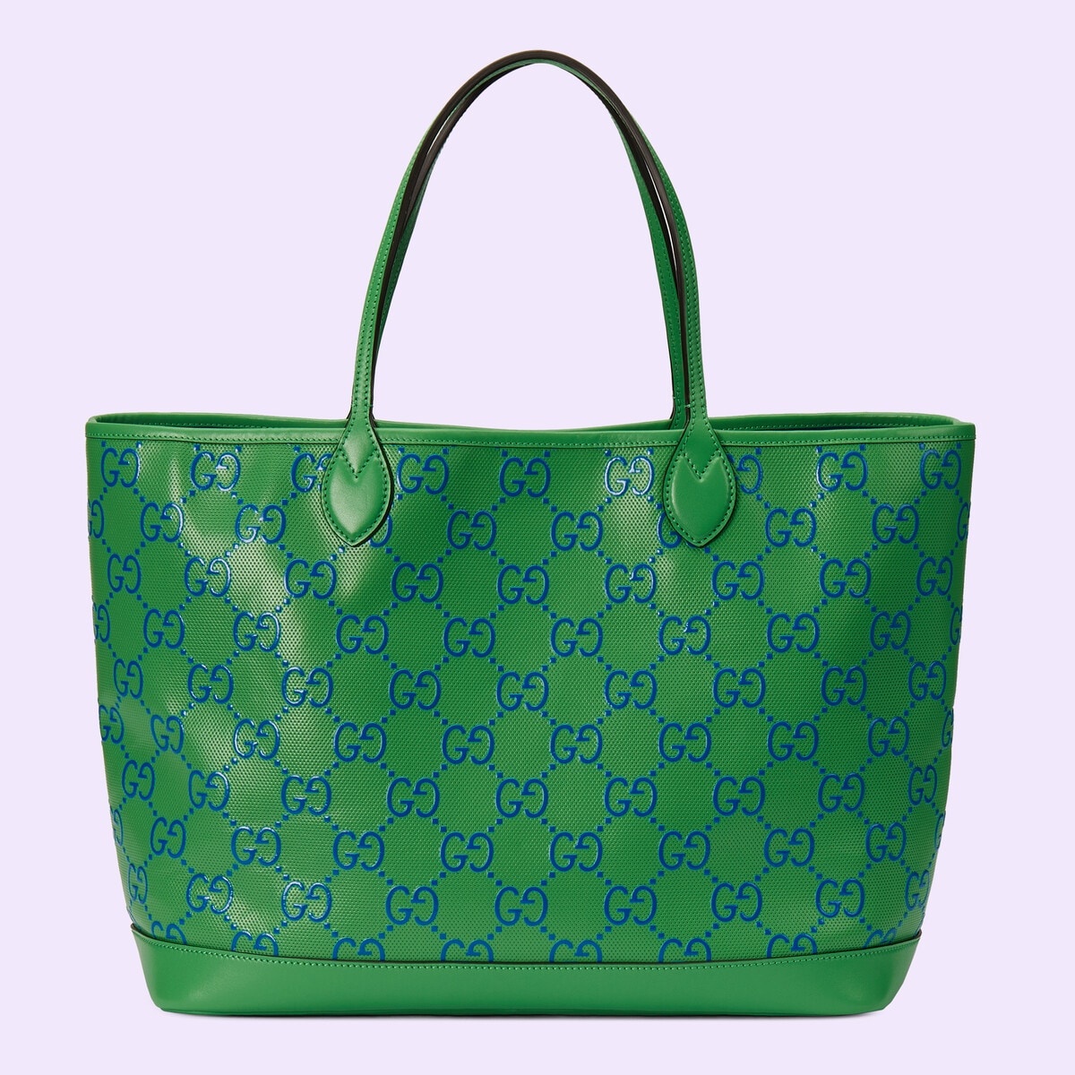 GG large embossed tote bag - 6