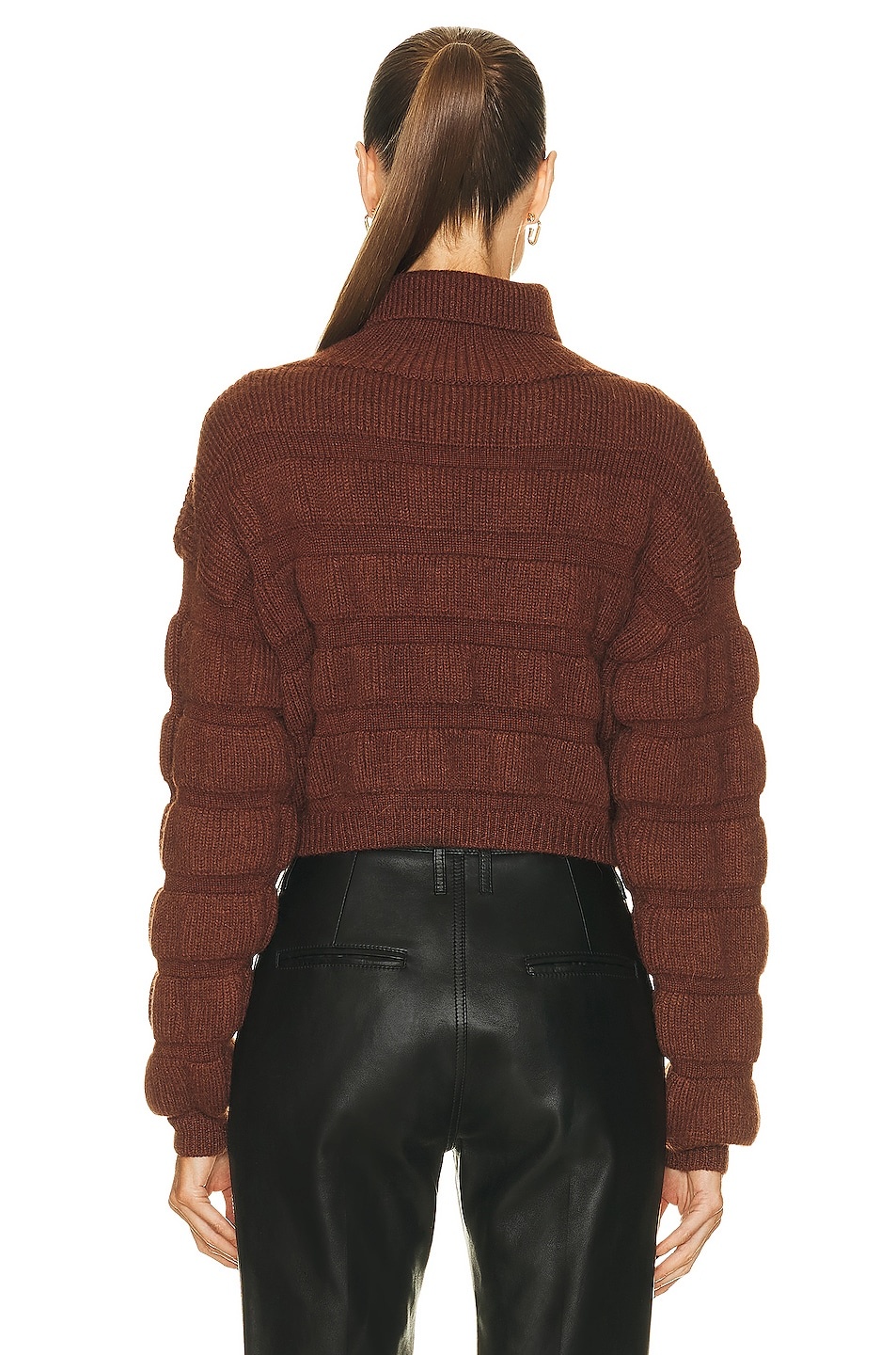 Cropped Pullover Sweater - 3