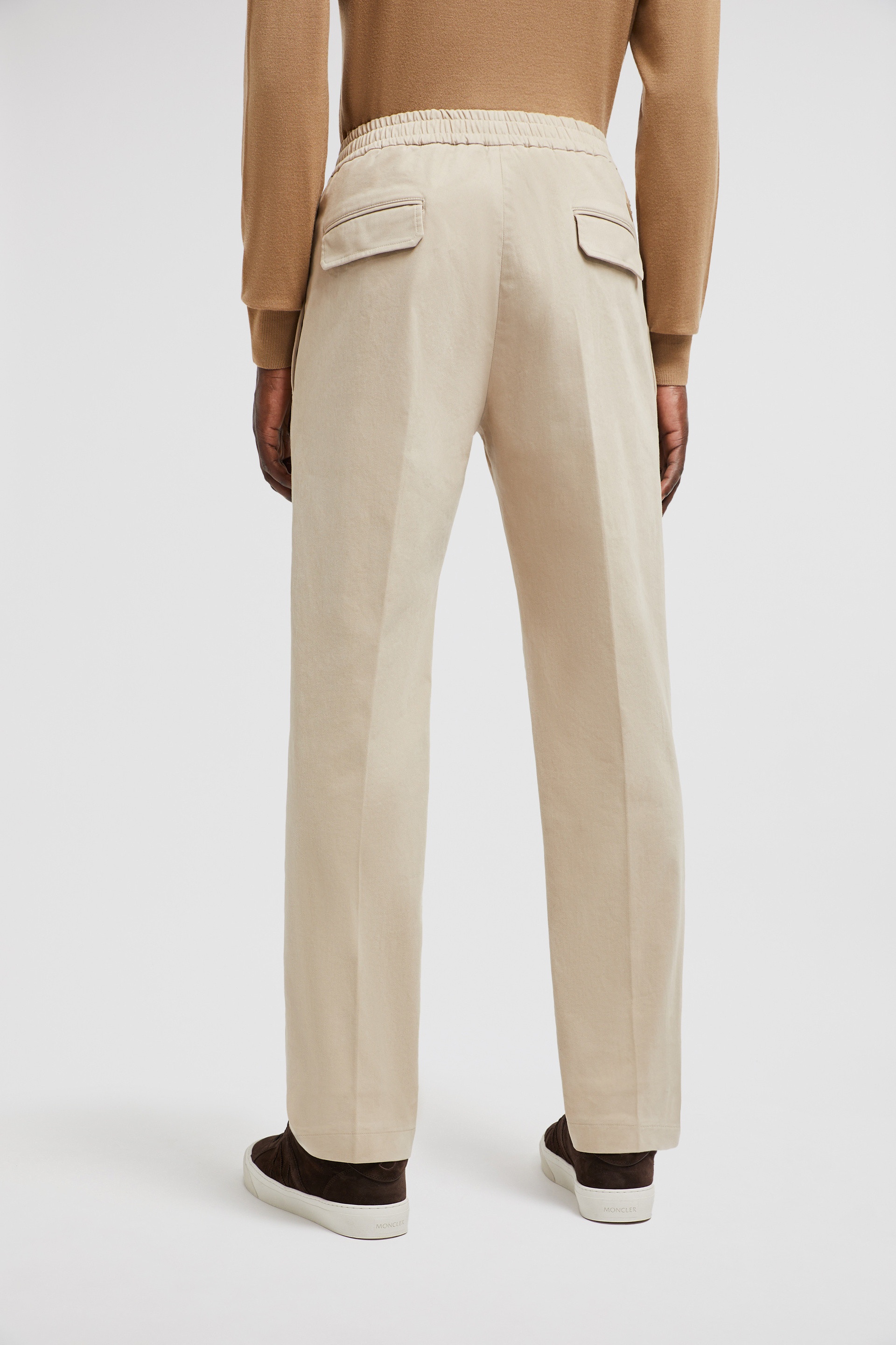 Polished Cotton Jogging Pants - 5