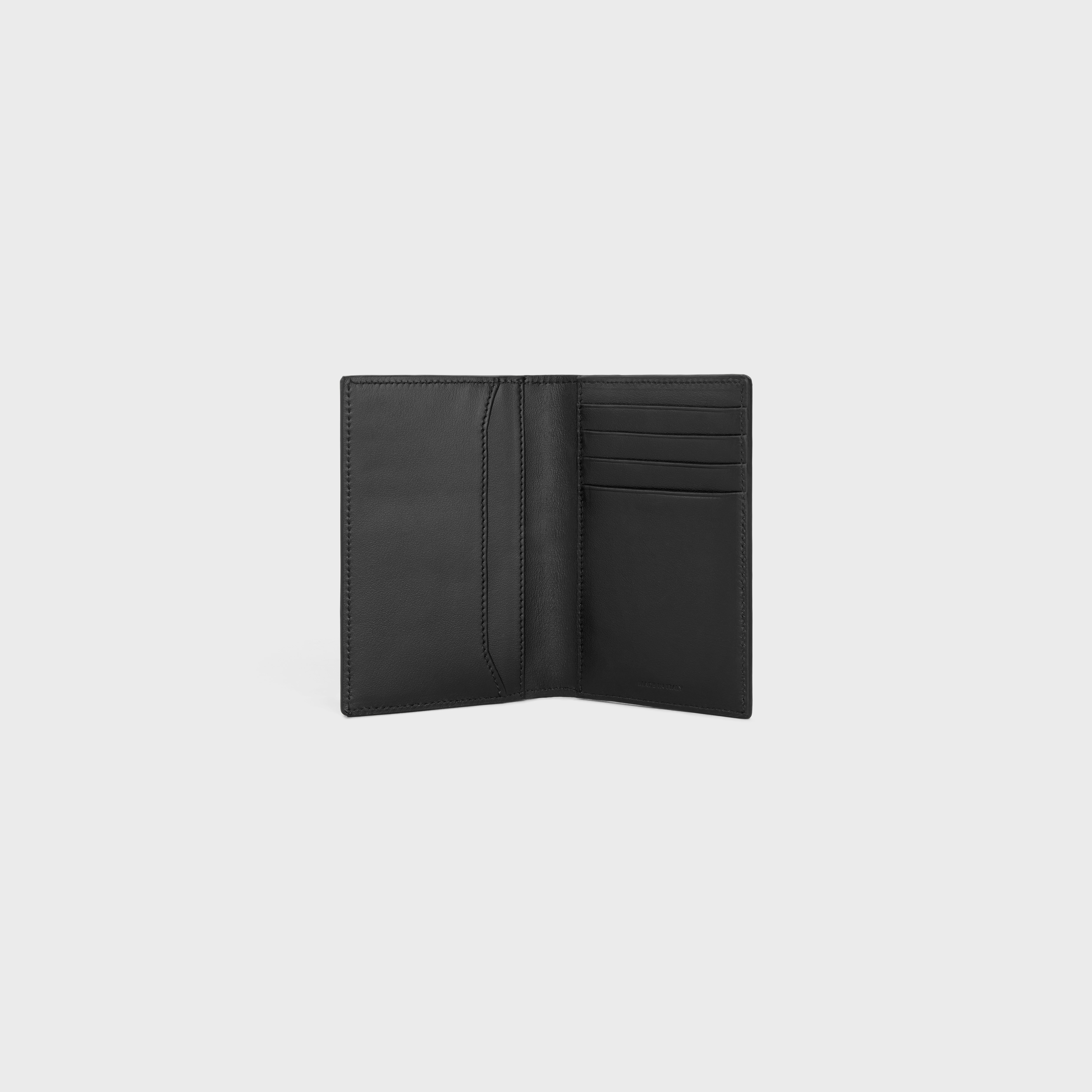 VERTICAL CARD HOLDER in LIZARD EMBOSSED CALFSKIN - 4