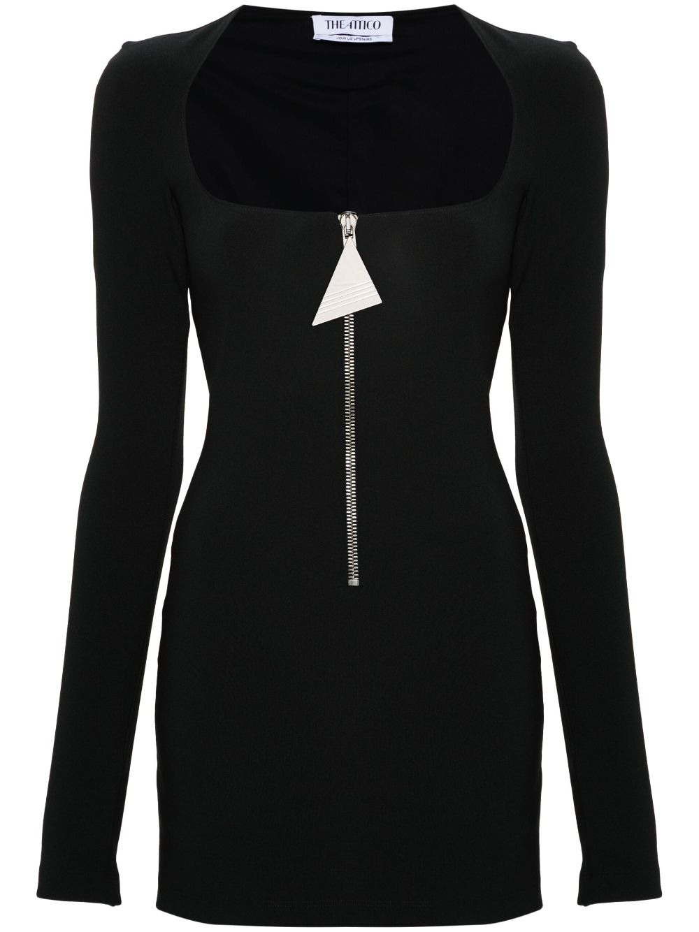The Attico Women Half-Zip Mini Dress - 1