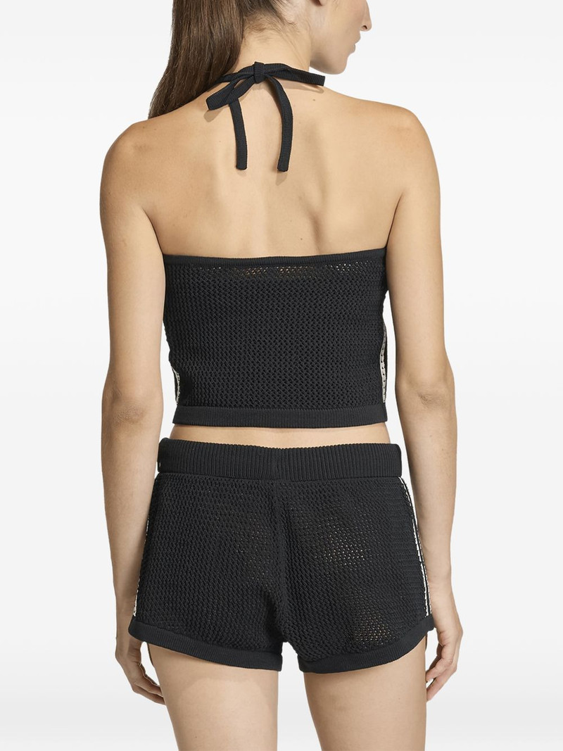 adidas Originals crochet halter top outlook