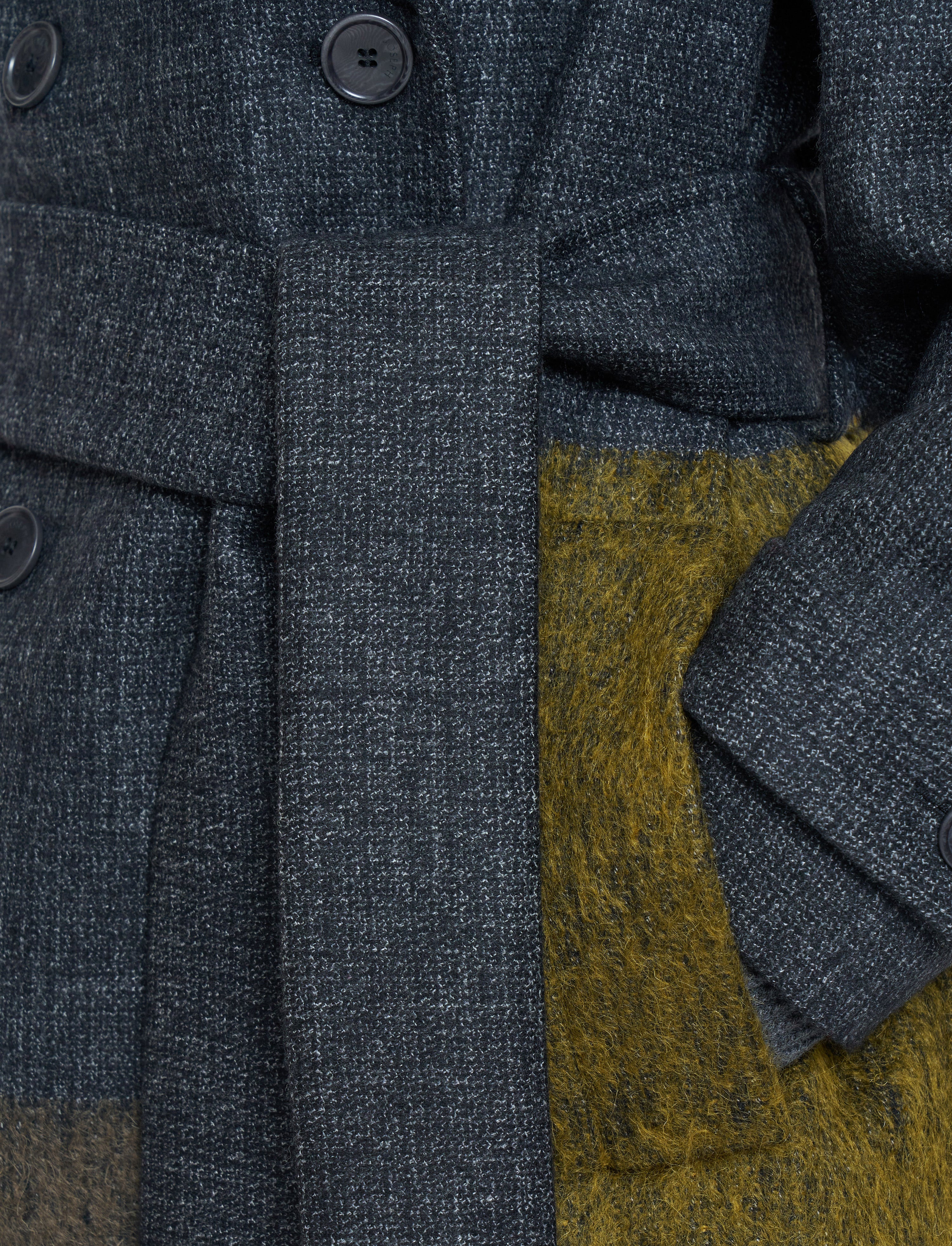 Merton Overlay Wool Coat - 4