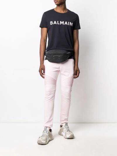 Balmain logo appliqué T-shirt outlook