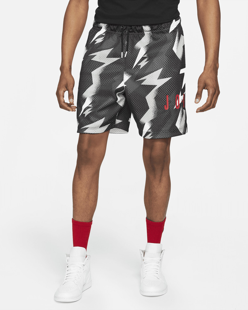 Jordan Jumpman 공기 남자의 인쇄된 메시 반바지 - 1