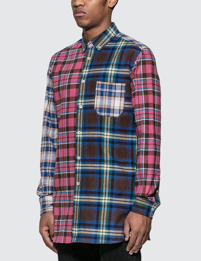 Loewe ELN Patchwork Check Overshirt outlook