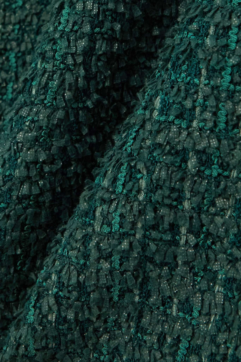 Button-embellished tweed 미니 드레스 4