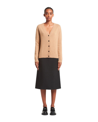 Prada Cashmere and wool V-neck cardigan outlook