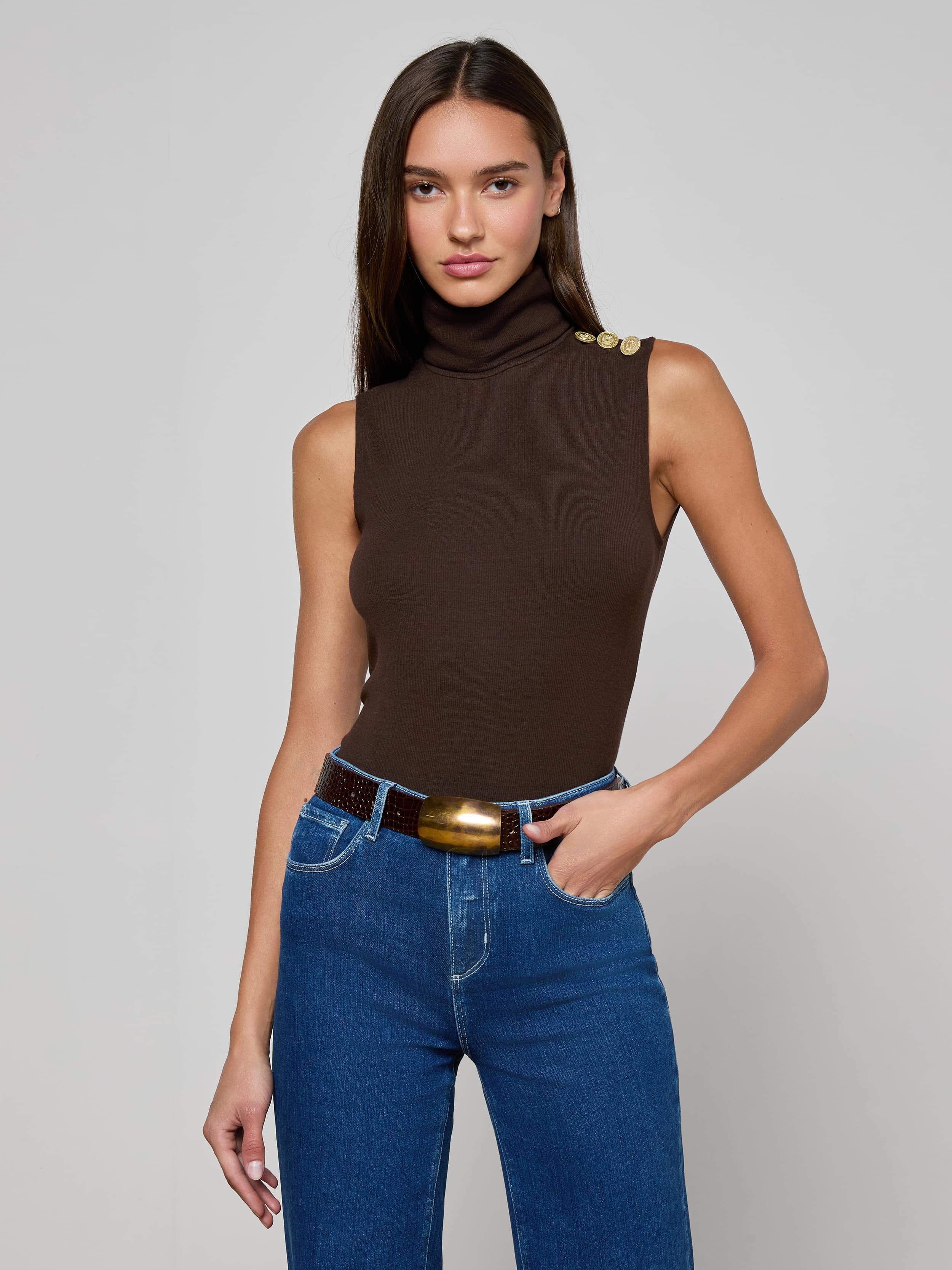 Ceci Sleeveless Turtleneck - 2
