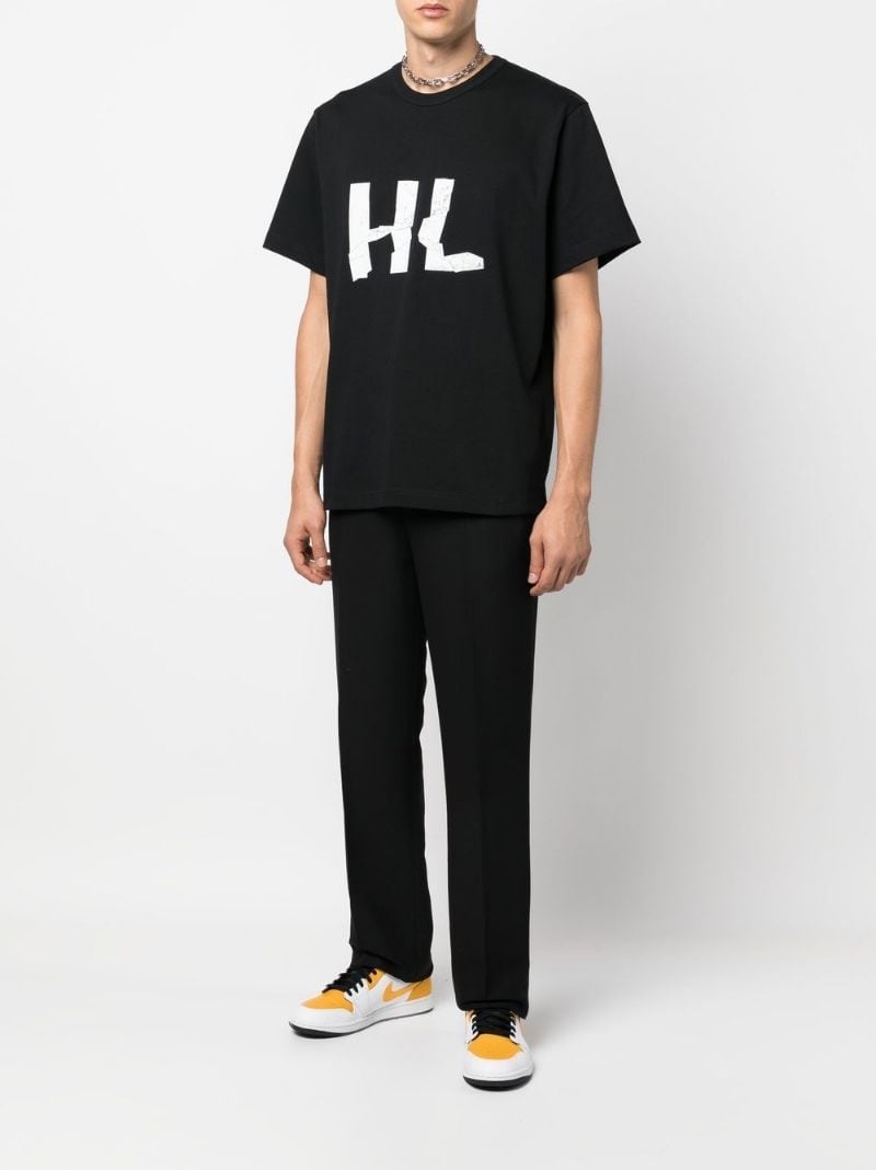 logo-print detail T-shirt - 2