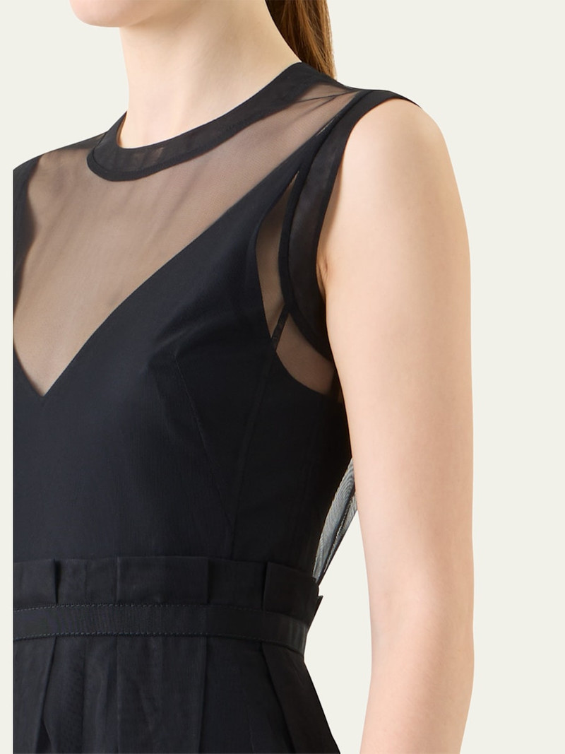 AKRIS Techno Tulle Fit-&-Flare Gown outlook