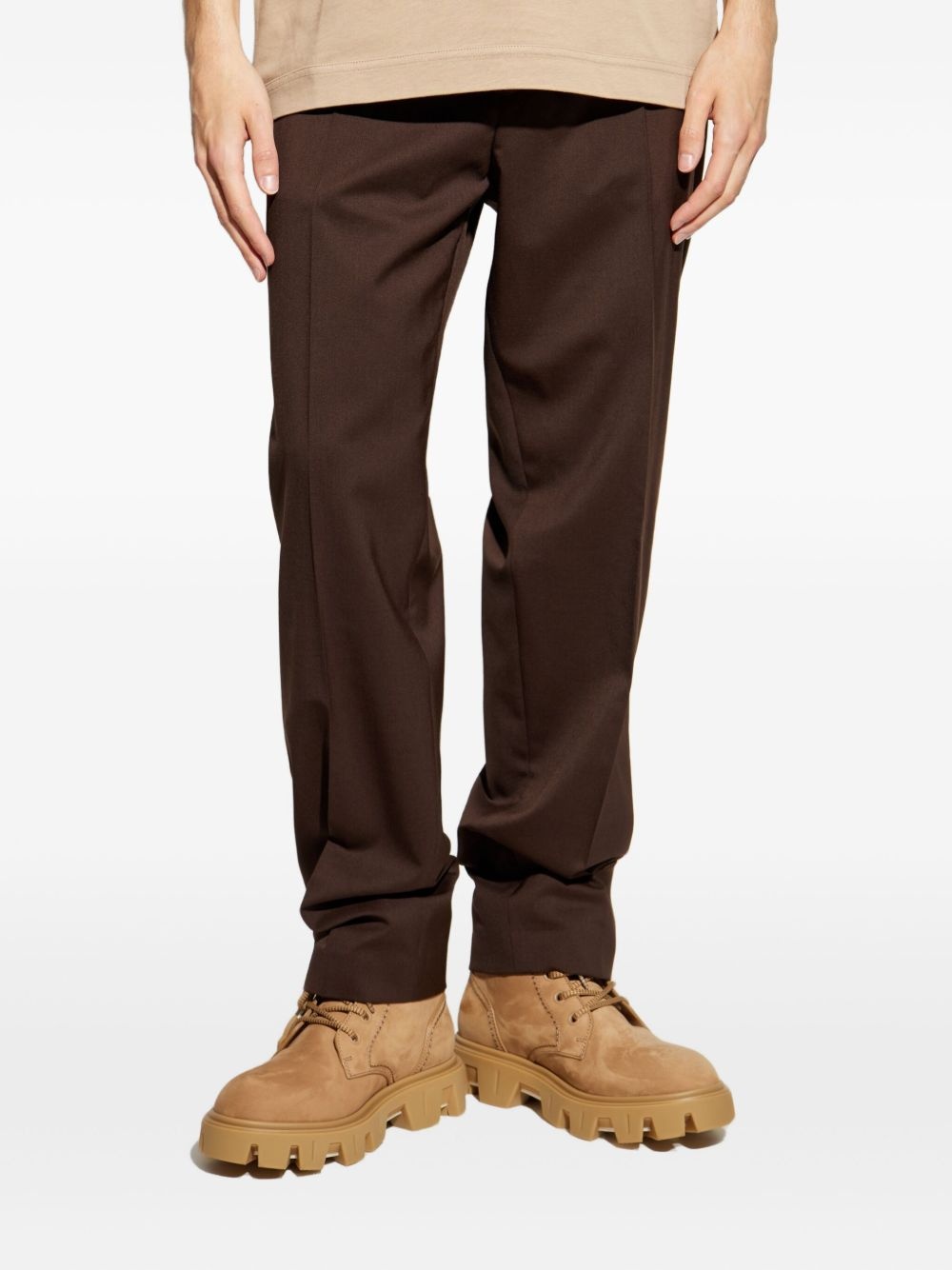 logo-patch trousers - 3