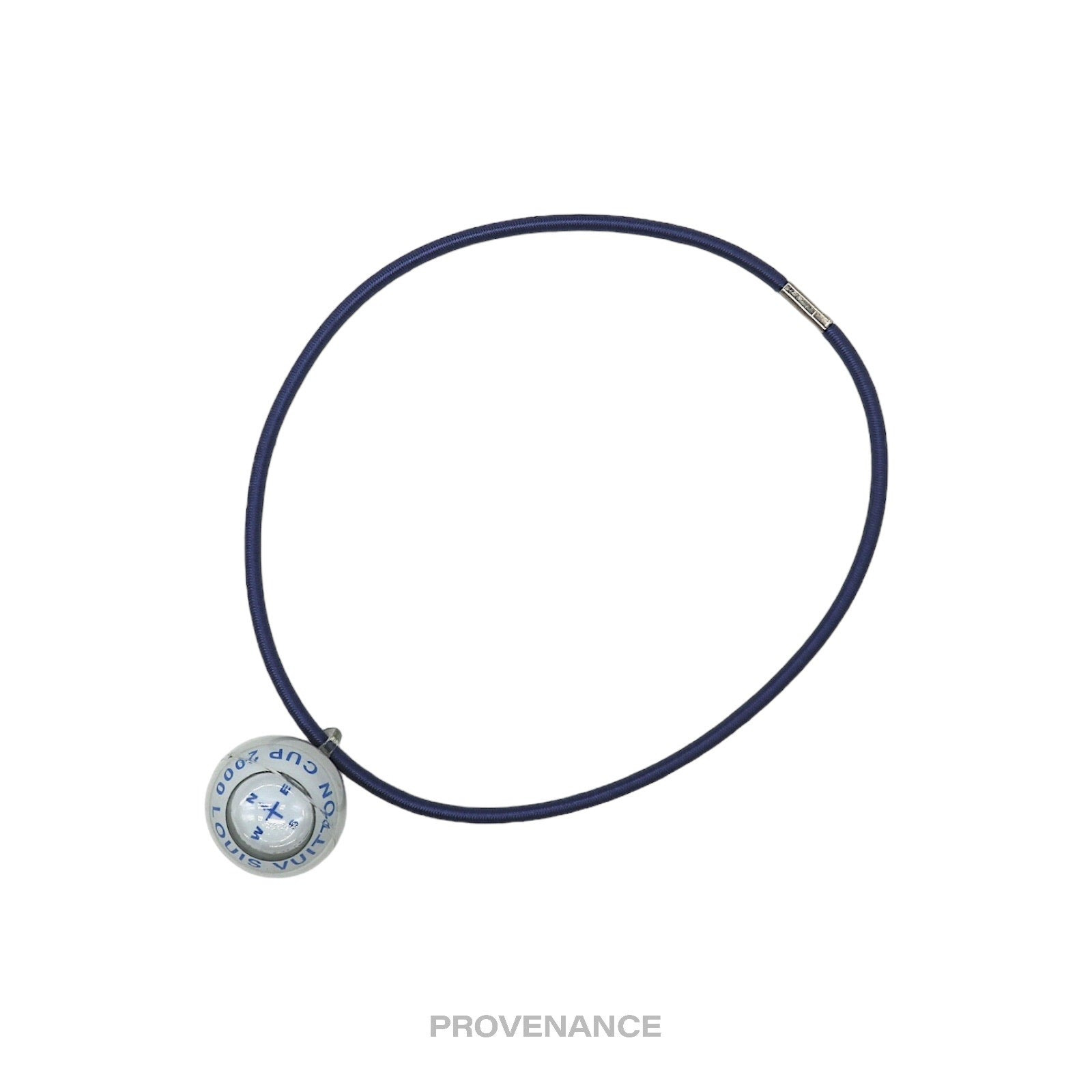 Louis Vuitton Cup 2000 Compass 360 Necklace - Blue - 2