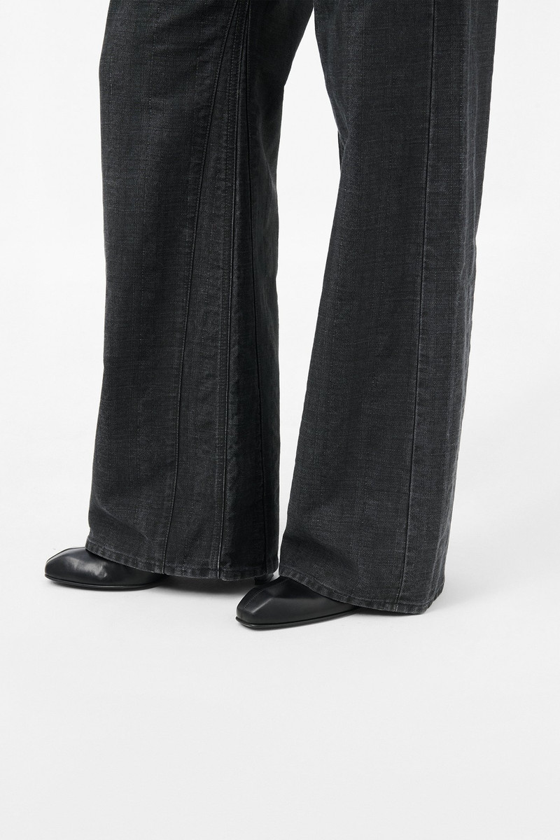 Treble Cut Black Coated Herringbone 6