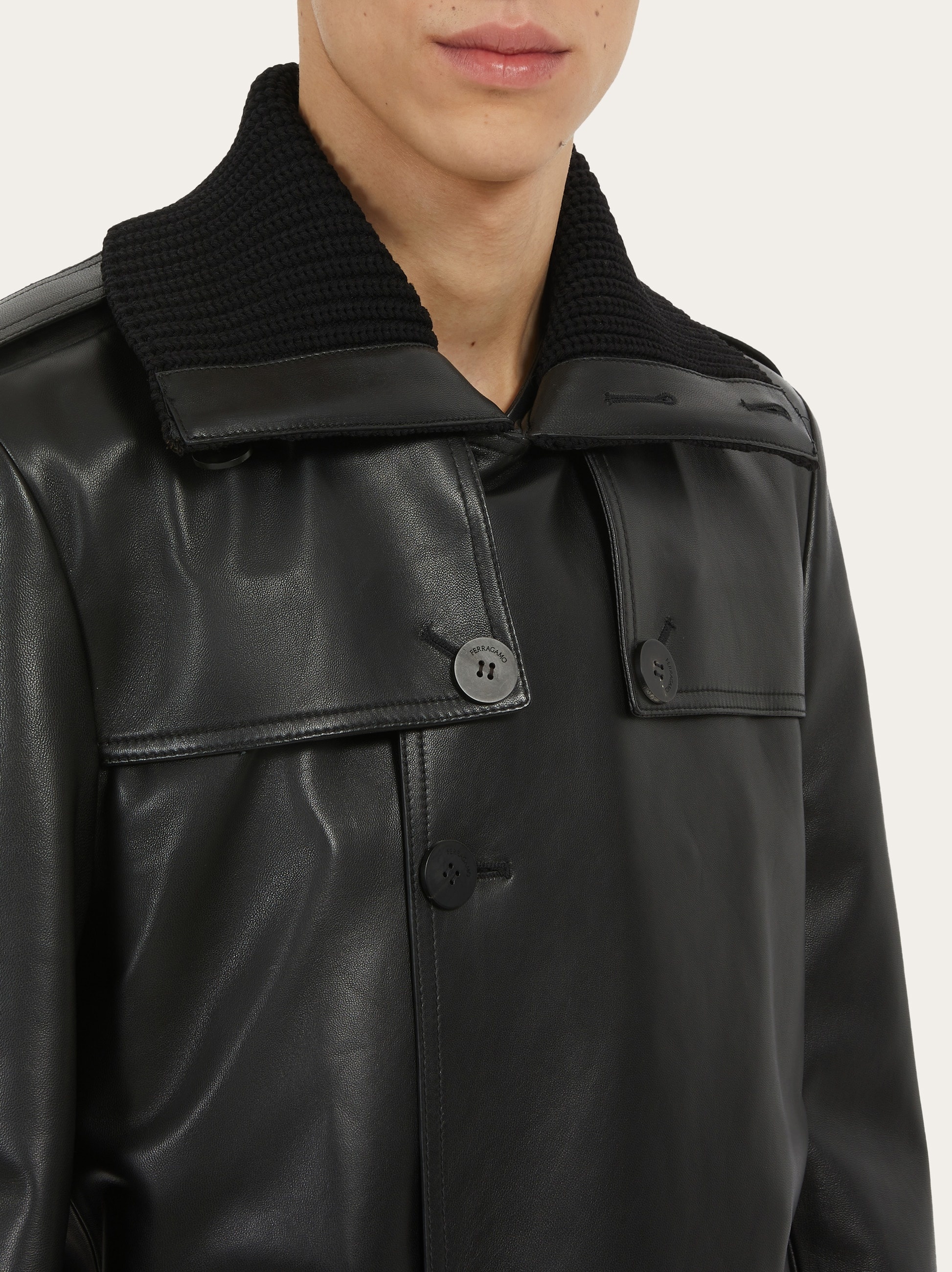 Leather trench - 5