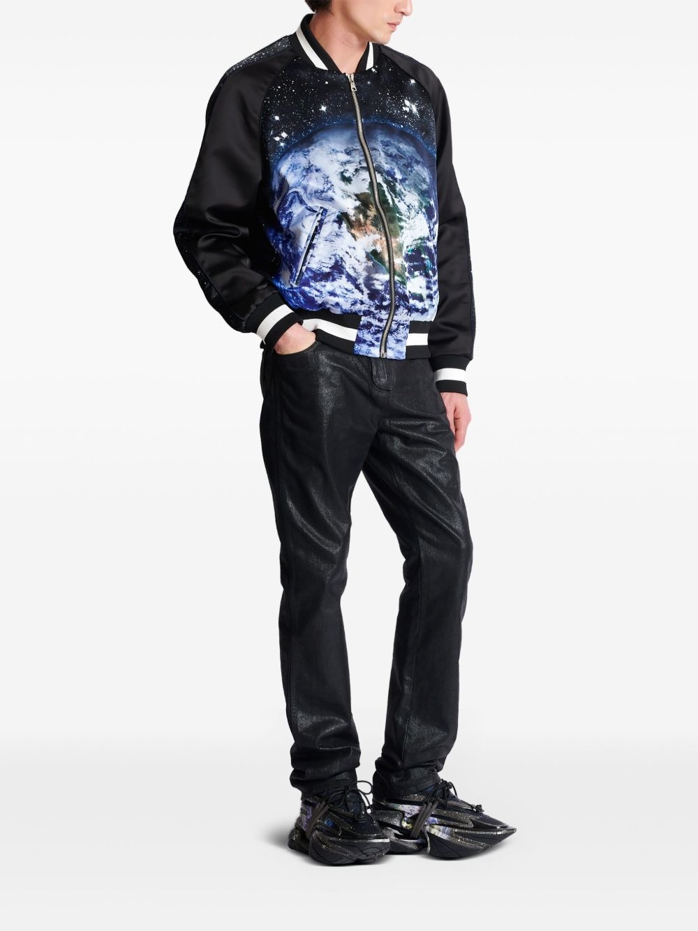 Earth & Stars varsity jacket - 3
