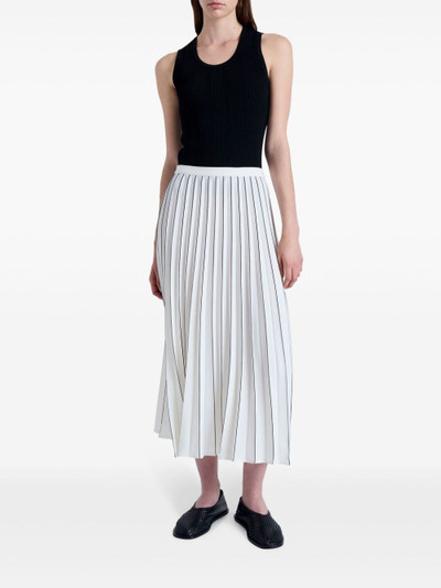 Proenza Schouler pleated crepe midi skirt outlook