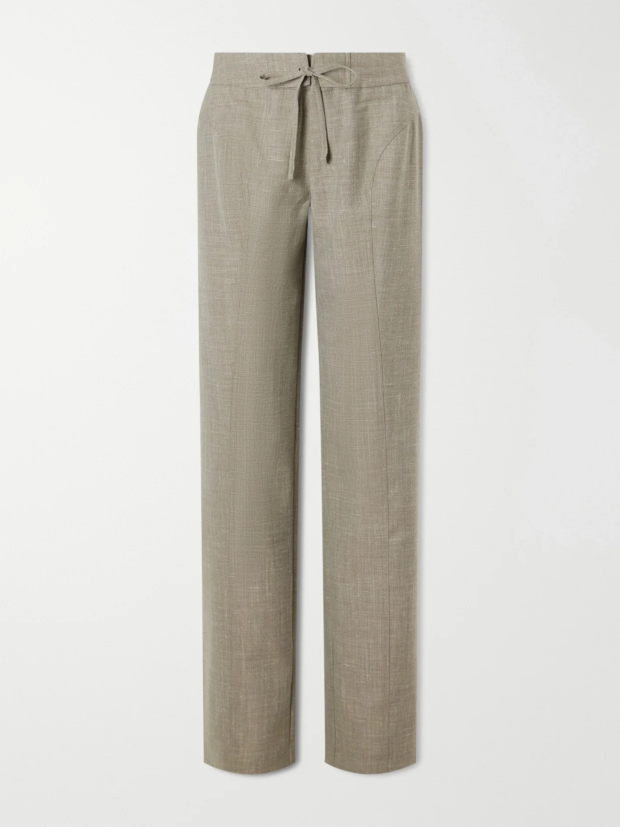 Banyan Wool-blend Straight-leg Pants - 1