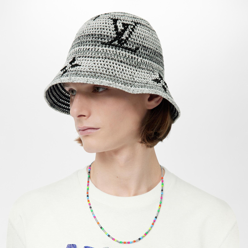 Louis Vuitton LV Crochet Stripes Bucket Hat outlook