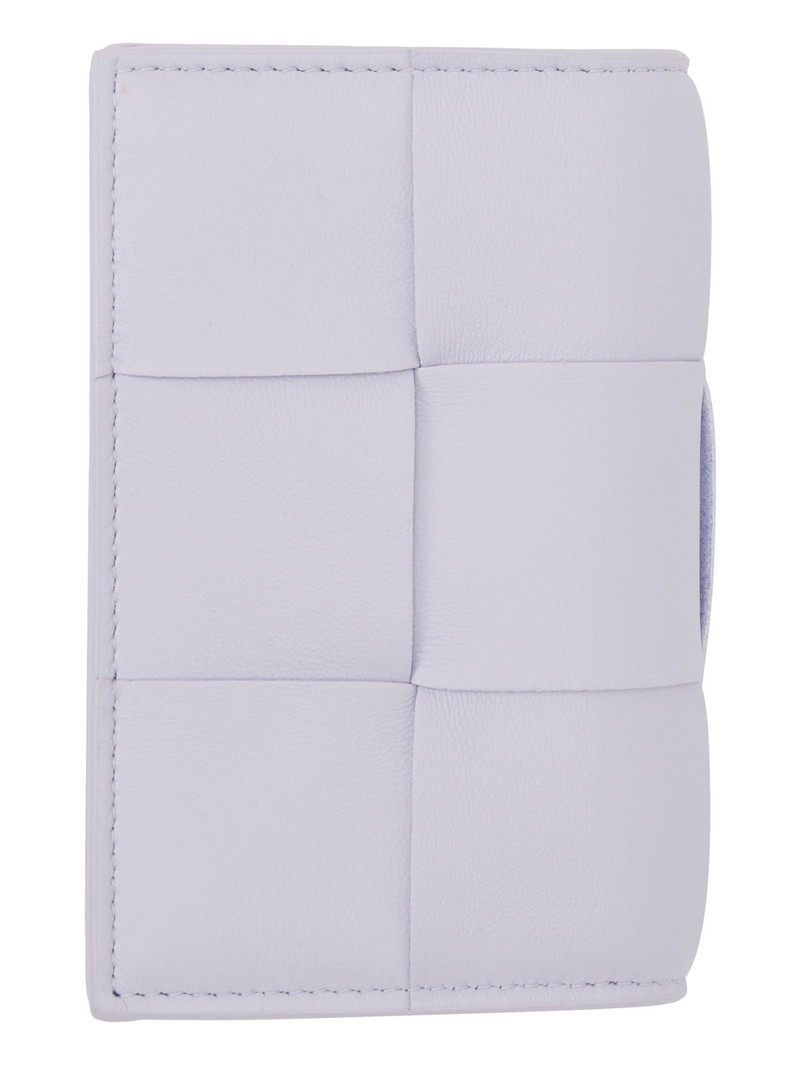 Bottega Veneta Purple Cassette Business Card Holder outlook