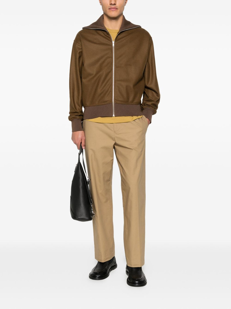 Jil Sander cotton tapered trousers outlook