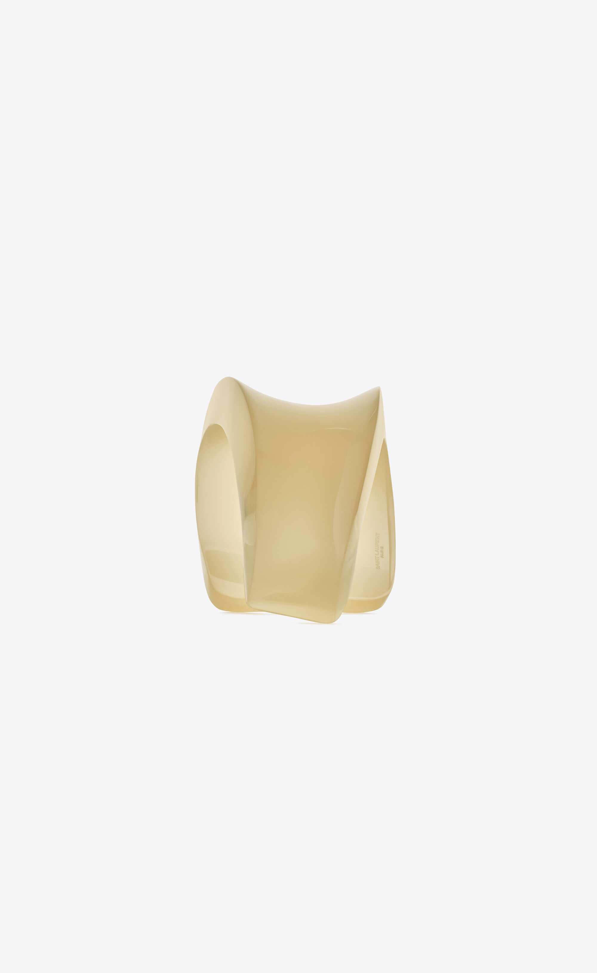 asymmetrical cuff in resin - 5