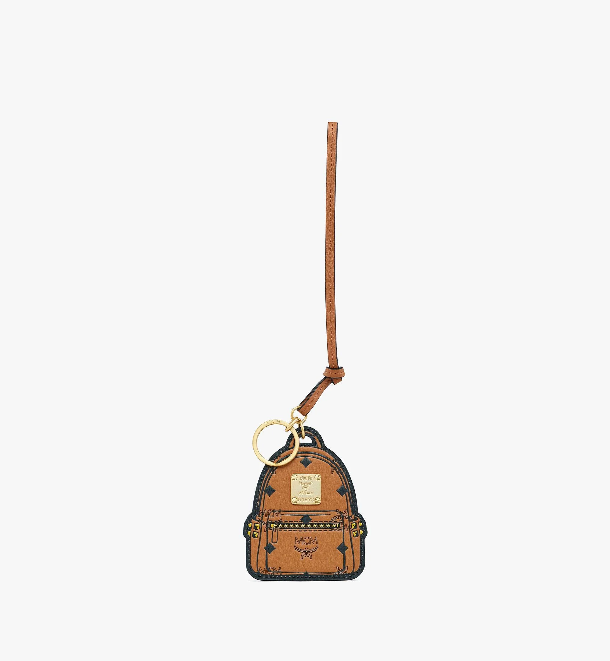 2D Stark Backpack Charm in Monogram Print Leather - 1