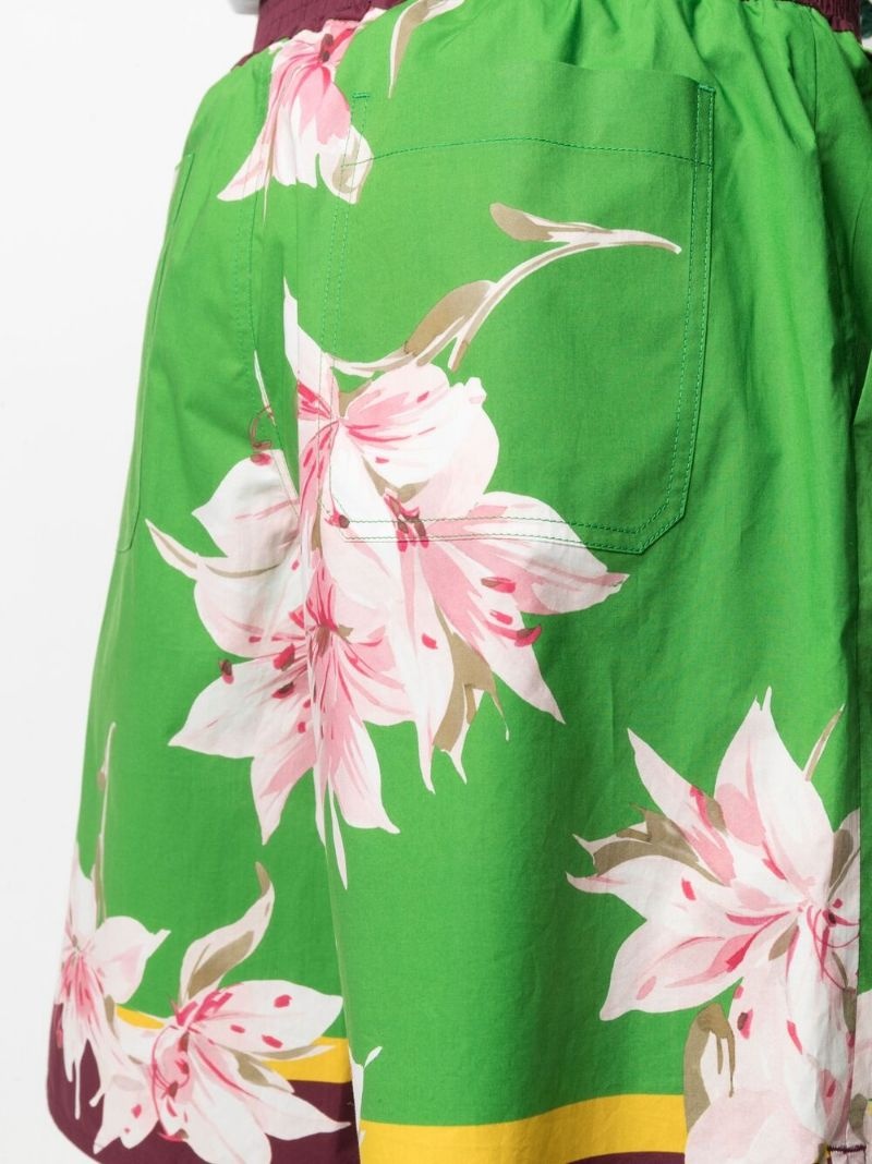 floral print bermuda shorts - 5