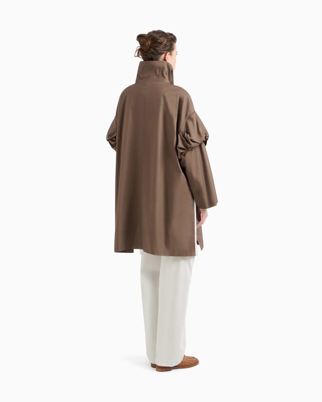 PIMA GABARDINE TRENCH COAT WITH TORCHON - 3