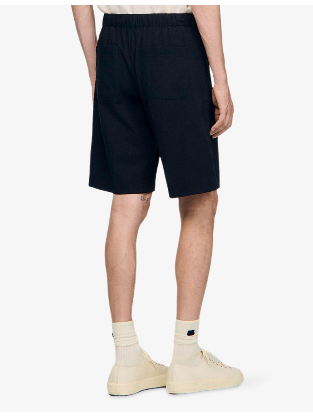 Elasticated-Waist Relaxed-Fit Cotton Shorts - 4