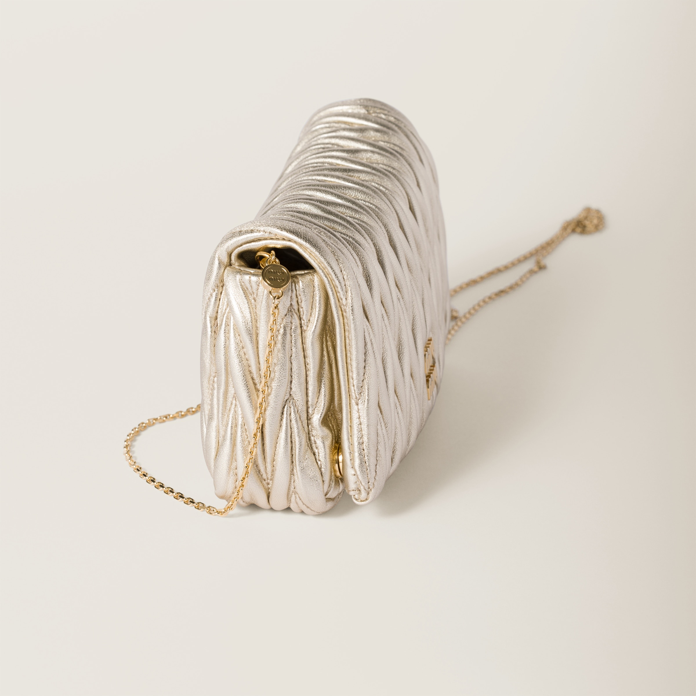 Matelassé nappa leather mini-bag - 5
