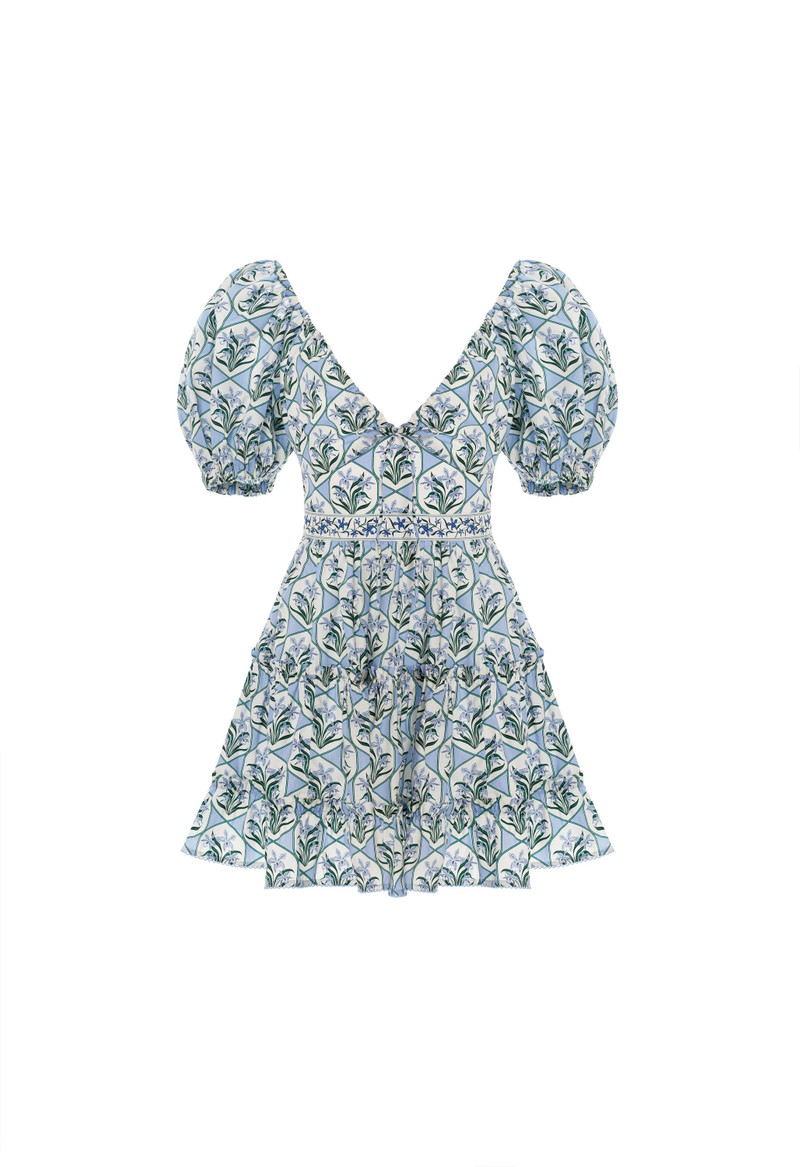 Manzanilla Chan Chan Celeste Mini Dress 1