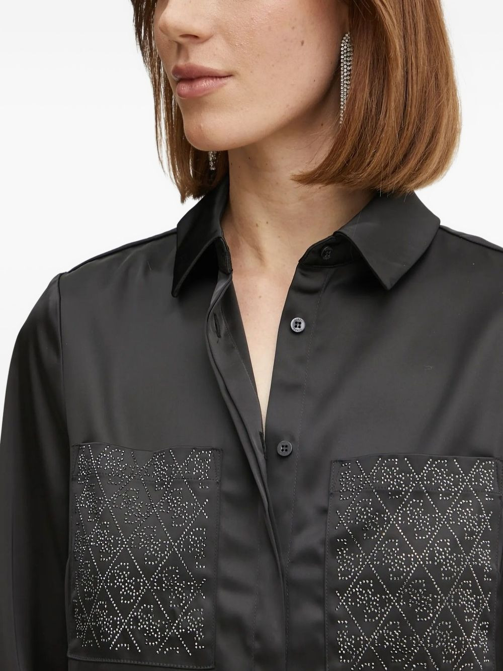 embellished-pocket shirt - 4