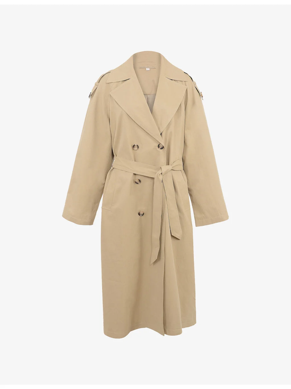 Marais Belted-Waist Cotton-Blend Trench Coat - 1