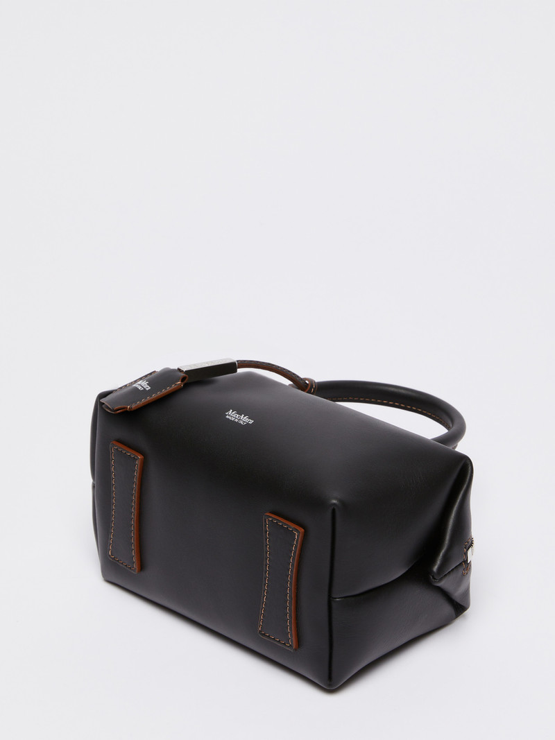HOLDALLS Small natural leather bowler bag 5